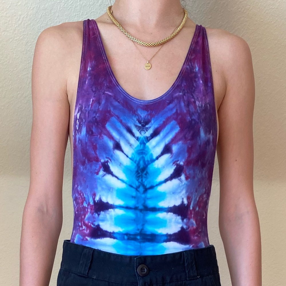 Tie dyed bodysuit